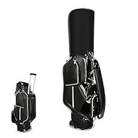 Amazon.co.jp: キャディバッグ、ゴルフバッグ、PU レザー